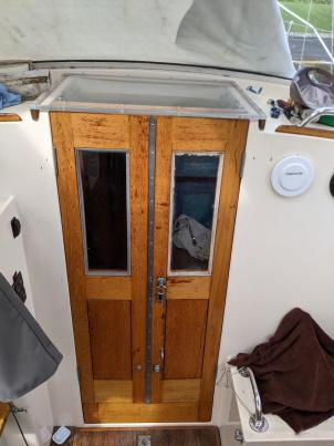cabin door from cockpit